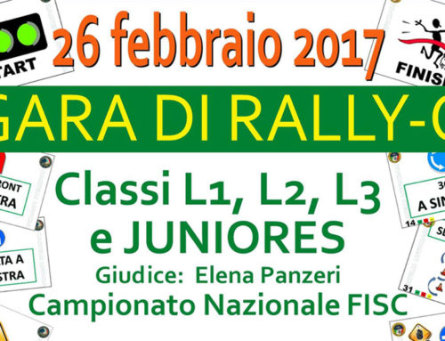 Gara Rally-O a Rodano [aggiornamento]
