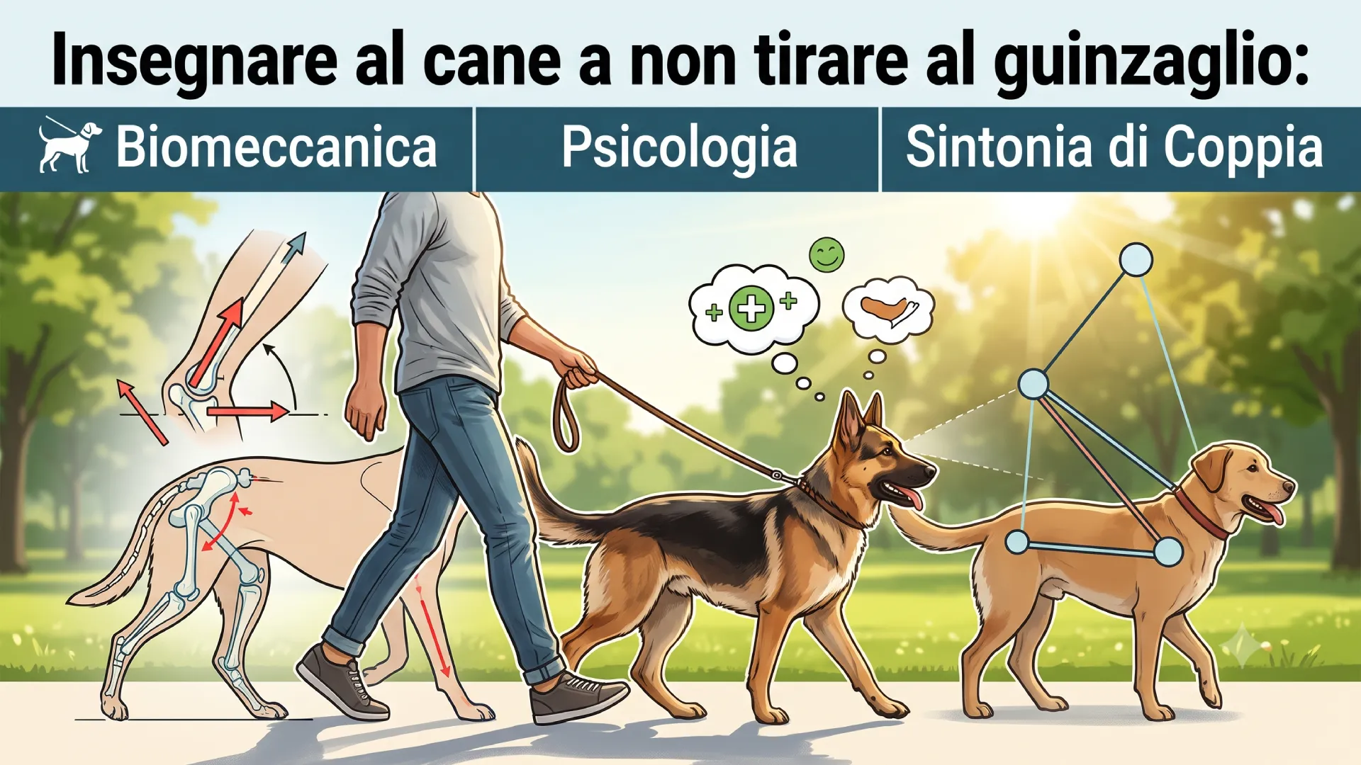 Passeggiata al guinzaglio
